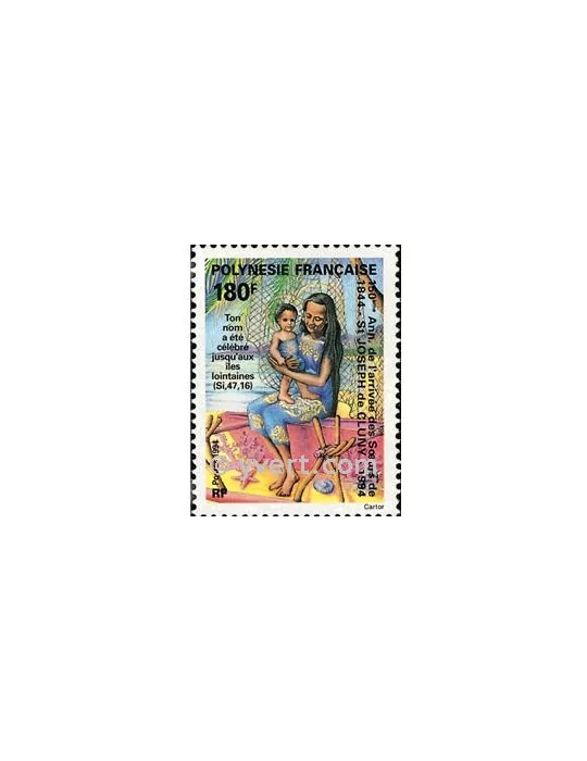 n° 454 -  Timbre Polynésie Poste