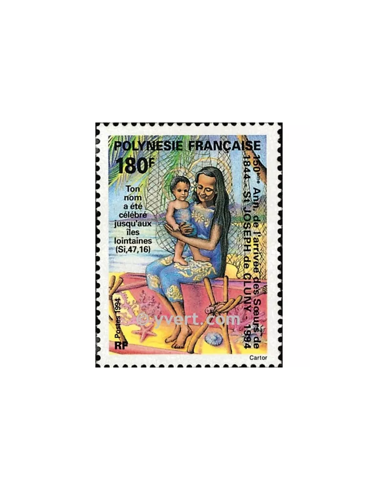n° 454 -  Timbre Polynésie Poste