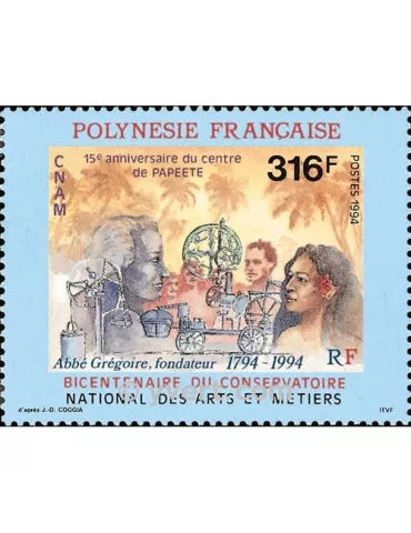 n° 456 -  Timbre Polynésie Poste 2