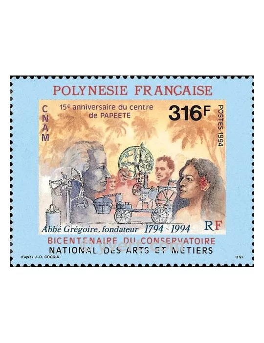 n° 456 -  Timbre Polynésie Poste