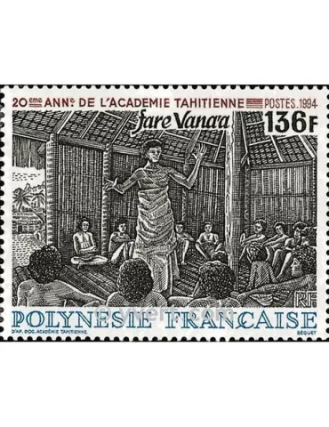 n° 457 -  Timbre Polynésie Poste 2