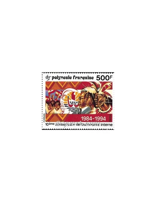 n° 458 -  Timbre Polynésie Poste