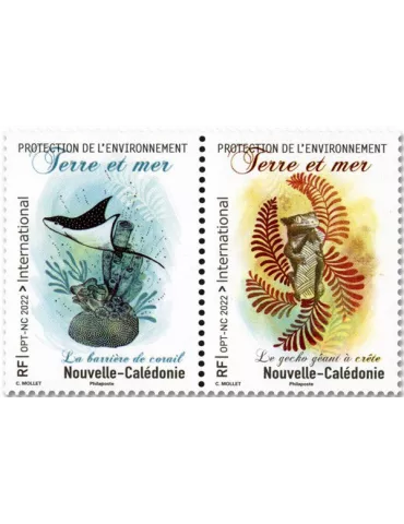 n° 1431/1432 - Timbre Nelle Calédonie Poste
