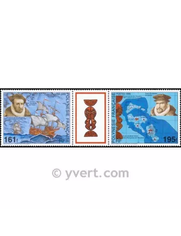 n° 484A -  Timbre Polynésie Poste 2