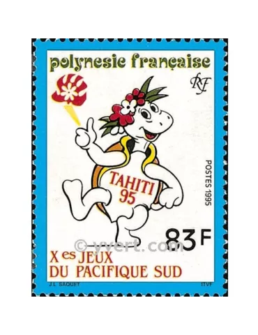 n° 488 -  Timbre Polynésie Poste 2
