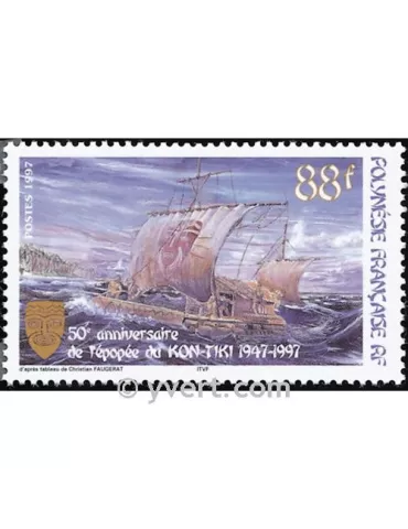 n° 548 -  Timbre Polynésie Poste 2