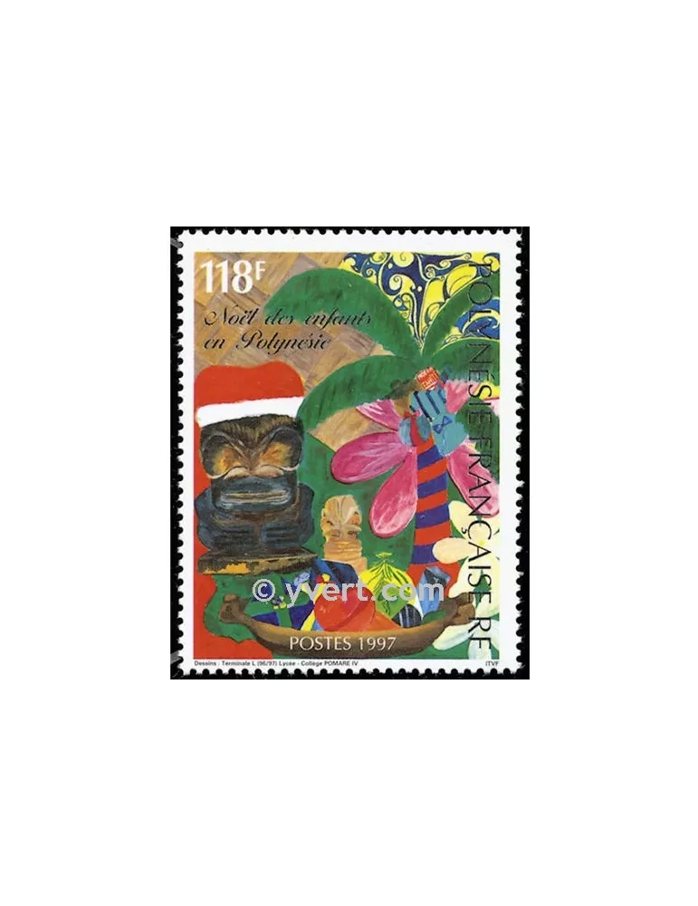 n° 554 -  Timbre Polynésie Poste