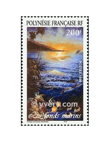 n° 570 -  Timbre Polynésie Poste 2