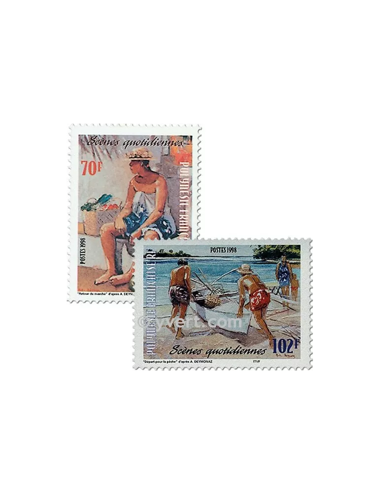 n° 574/577 -  Timbre Polynésie Poste