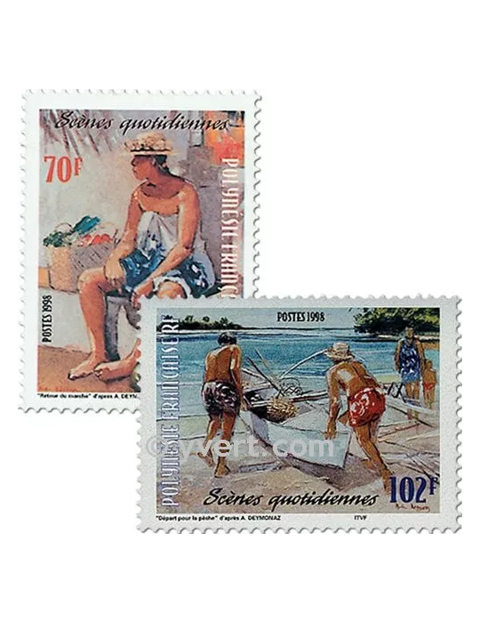n° 574/577 -  Timbre Polynésie Poste