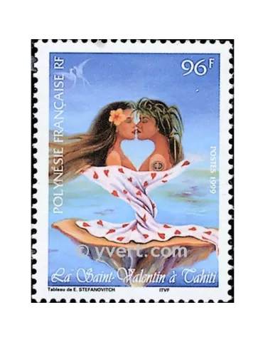 n° 578 -  Timbre Polynésie Poste 2
