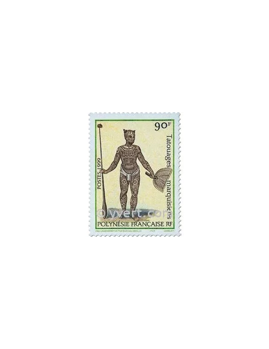 n° 584/585 -  Timbre Polynésie Poste