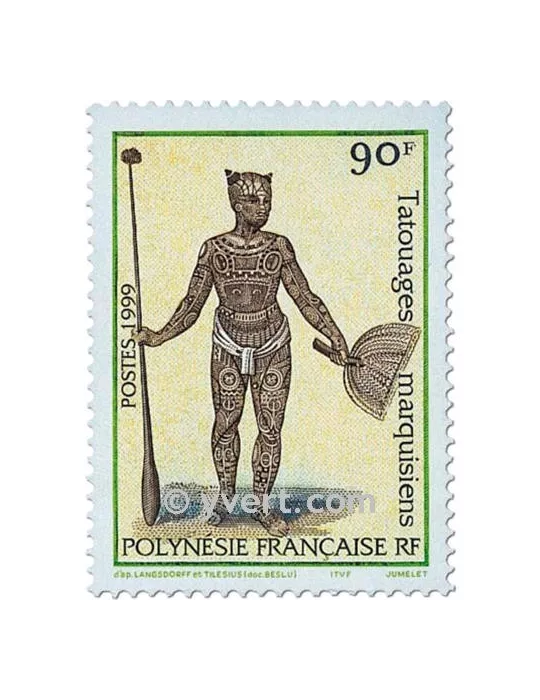 n° 584/585 -  Timbre Polynésie Poste