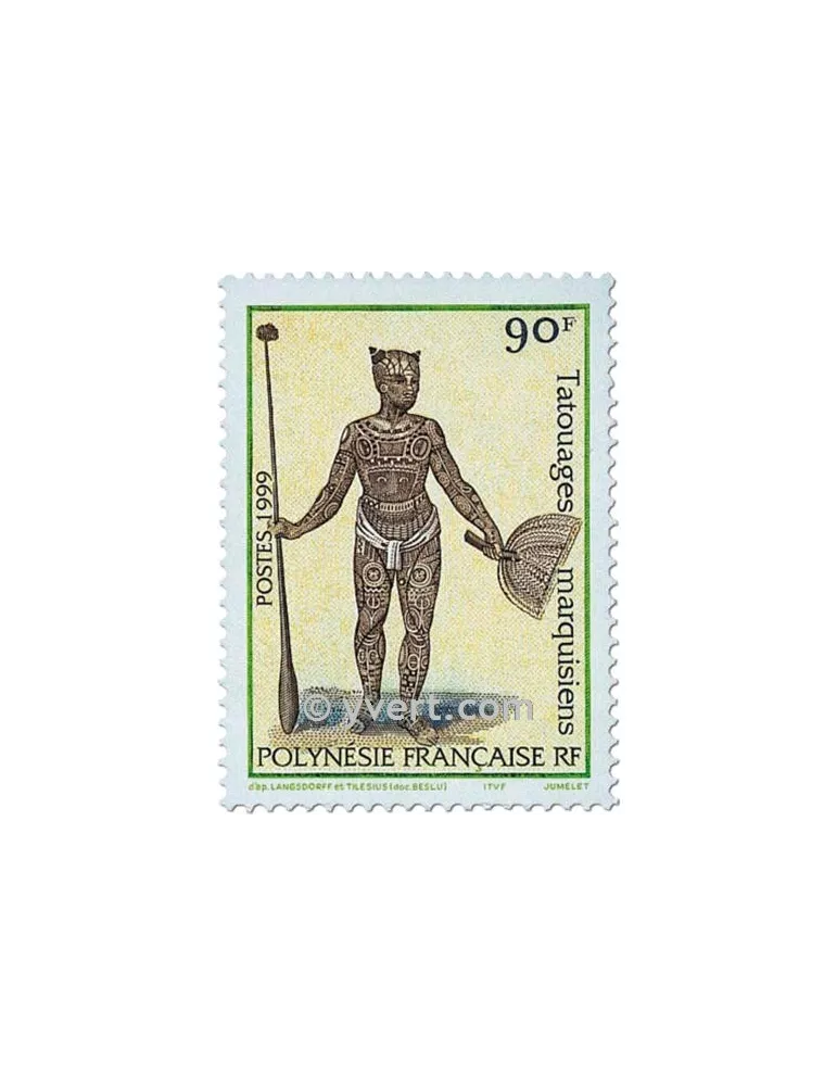 n° 584/585 -  Timbre Polynésie Poste