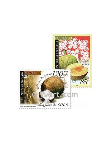 n° 588/589 -  Timbre Polynésie Poste