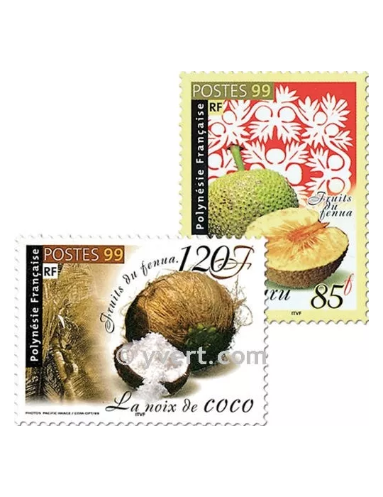 n° 588/589 -  Timbre Polynésie Poste