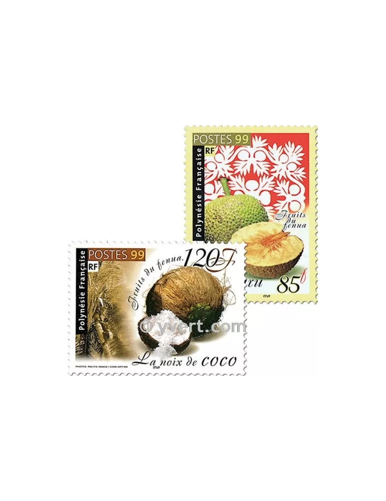 n° 588/589 -  Timbre Polynésie Poste