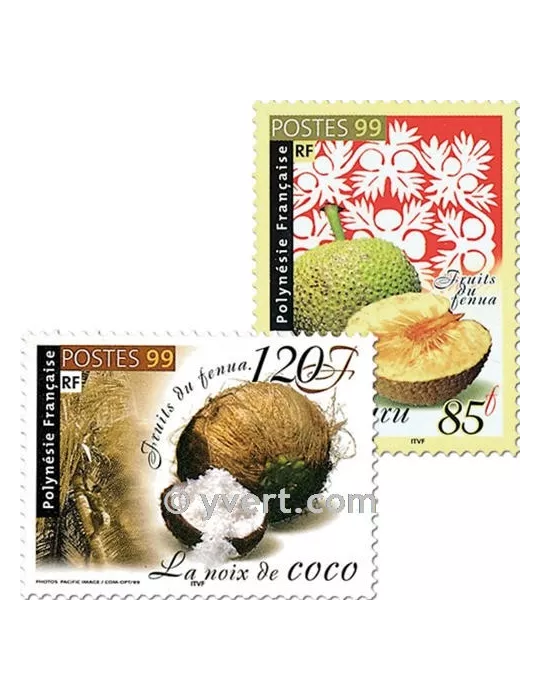 n° 588/589 -  Timbre Polynésie Poste