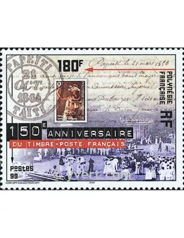 n° 602 -  Timbre Polynésie Poste 2