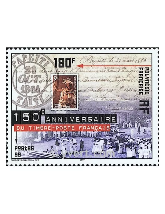 n° 602 -  Timbre Polynésie Poste