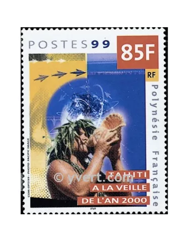 n° 608 -  Timbre Polynésie Poste 2