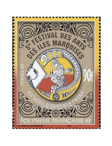 n° 609 -  Timbre Polynésie Poste 2