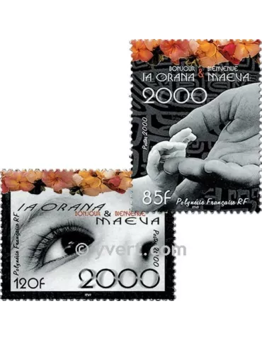 n° 610/611 -  Timbre Polynésie Poste 2