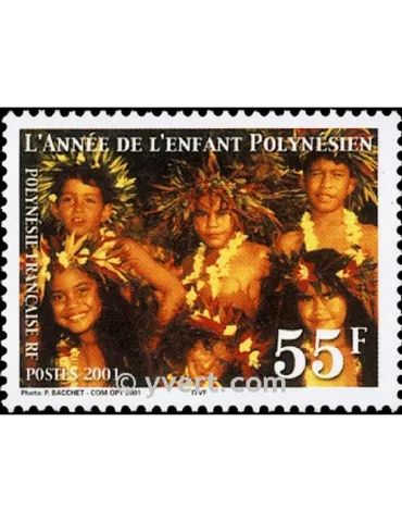n° 637 -  Timbre Polynésie Poste 2