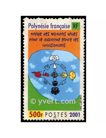 n° 651 -  Timbre Polynésie Poste 2