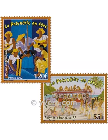 n° 680/681 -  Timbre Polynésie Poste 2