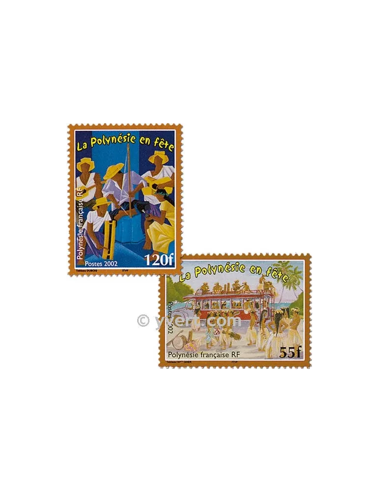 n° 680/681 -  Timbre Polynésie Poste
