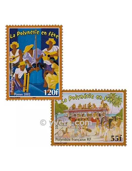 n° 680/681 -  Timbre Polynésie Poste