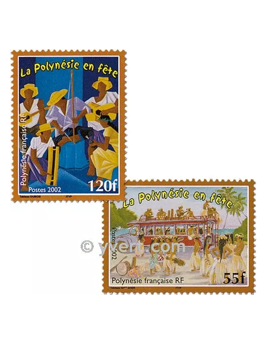 n° 680/681 -  Timbre Polynésie Poste