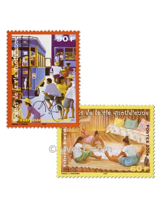 n° 706/707 -  Timbre Polynésie Poste