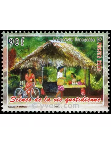 n° 739 -  Timbre Polynésie Poste 2
