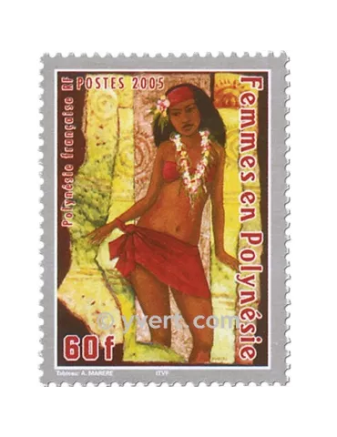 n° 740/741 -  Timbre Polynésie Poste 2