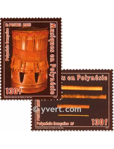 n° 752/753 -  Timbre Polynésie Poste 2