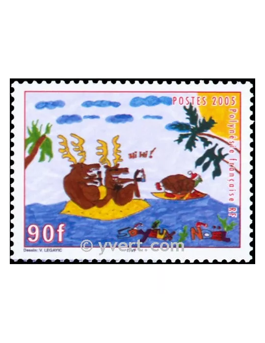 n° 760 -  Timbre Polynésie Poste