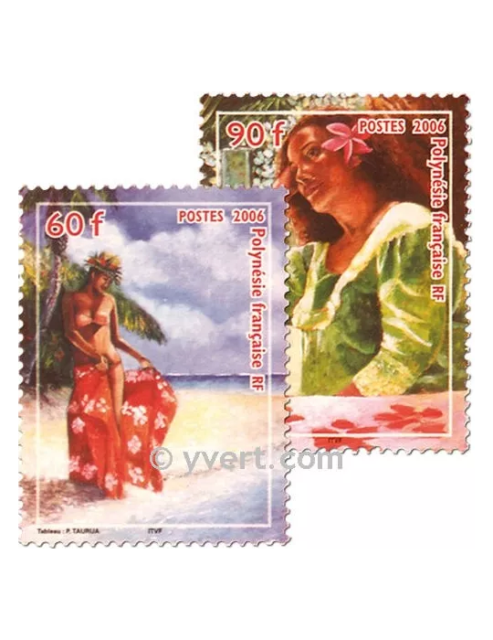 n° 764/765 -  Timbre Polynésie Poste