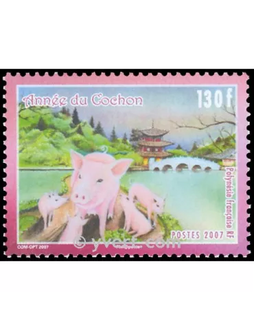 n° 800 -  Timbre Polynésie Poste 2