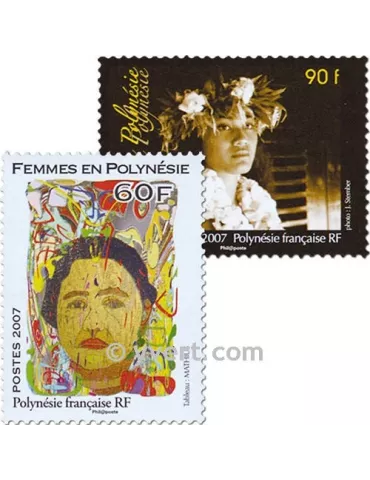 n° 801/802 -  Timbre Polynésie Poste 2