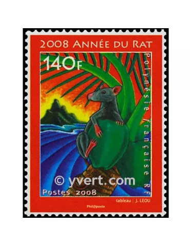 n° 828 -  Timbre Polynésie Poste 2