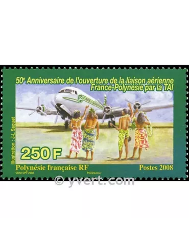 n° 857 -  Timbre Polynésie Poste 2