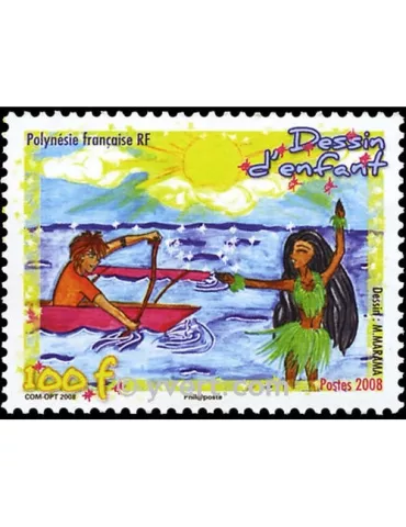 n° 861 -  Timbre Polynésie Poste 2