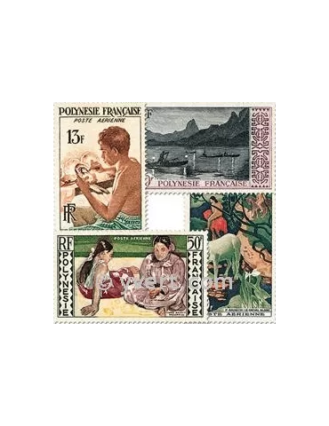 n° 1/4 -  Timbre Polynésie Poste aérienne