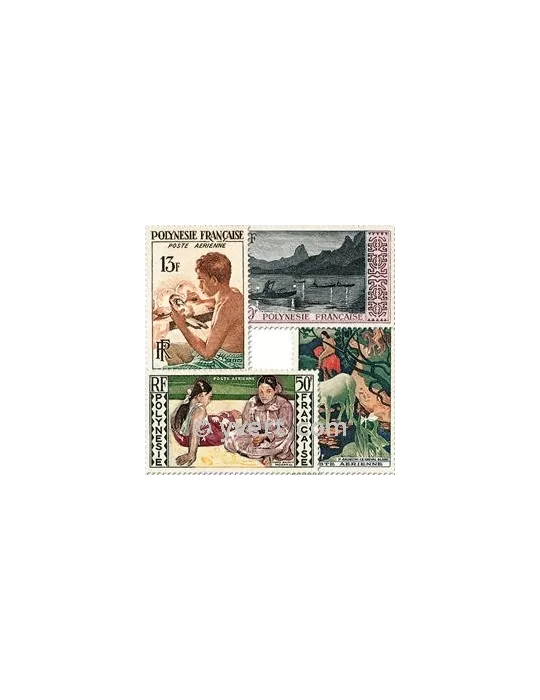 n° 1/4 -  Timbre Polynésie Poste aérienne