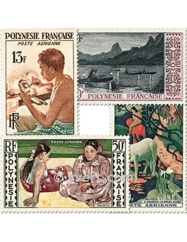 n° 1/4 -  Timbre Polynésie Poste aérienne 2