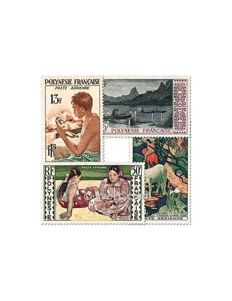 n° 1/4 -  Timbre Polynésie Poste aérienne