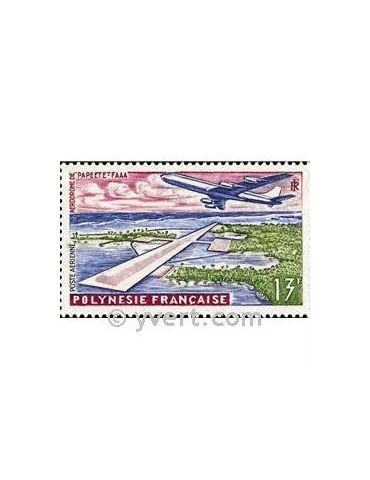 n° 5 -  Timbre Polynésie Poste aérienne