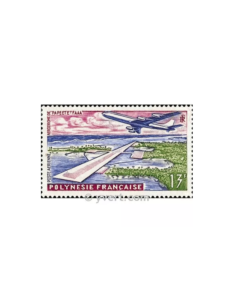n° 5 -  Timbre Polynésie Poste aérienne